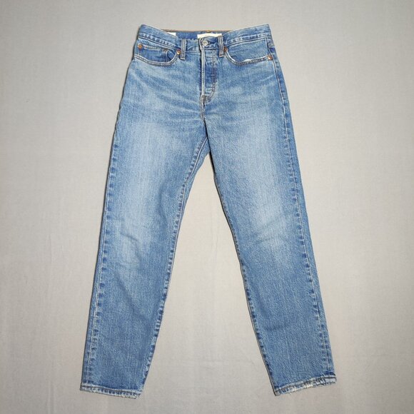 Levi's Wedgie jeans women's size W27 denim blue colour high-rise classic denim - Picture 1 of 16